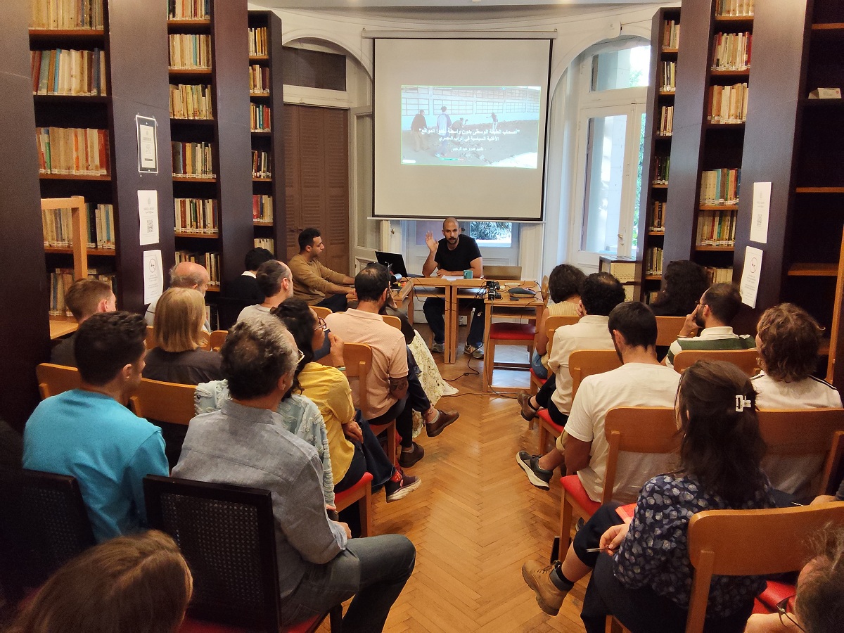 جانب من الندوة.. تصوير: آية السمالوسي