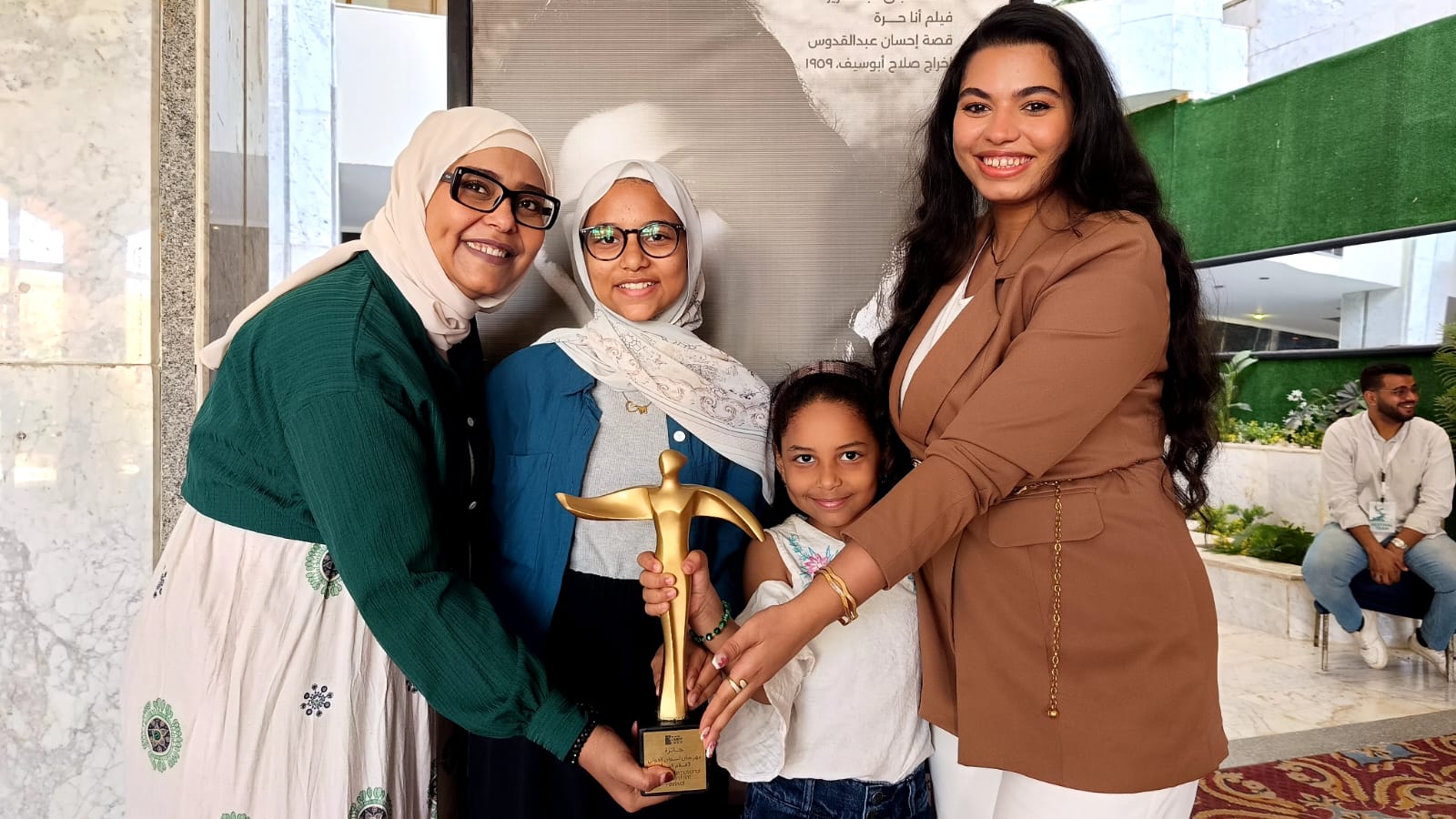 فريق عمل فيلم "لين".. تصوير: وفاء أمين