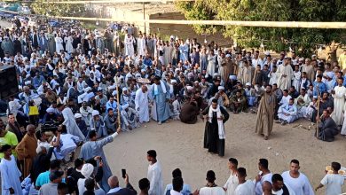 حلقة التحطيب في المنصورية.. تصوير: وفاء أمين