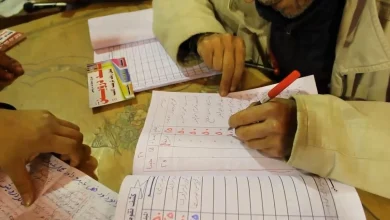 عادة النقوط في كفر البطيخ.. تصوير: حلمي ياسين