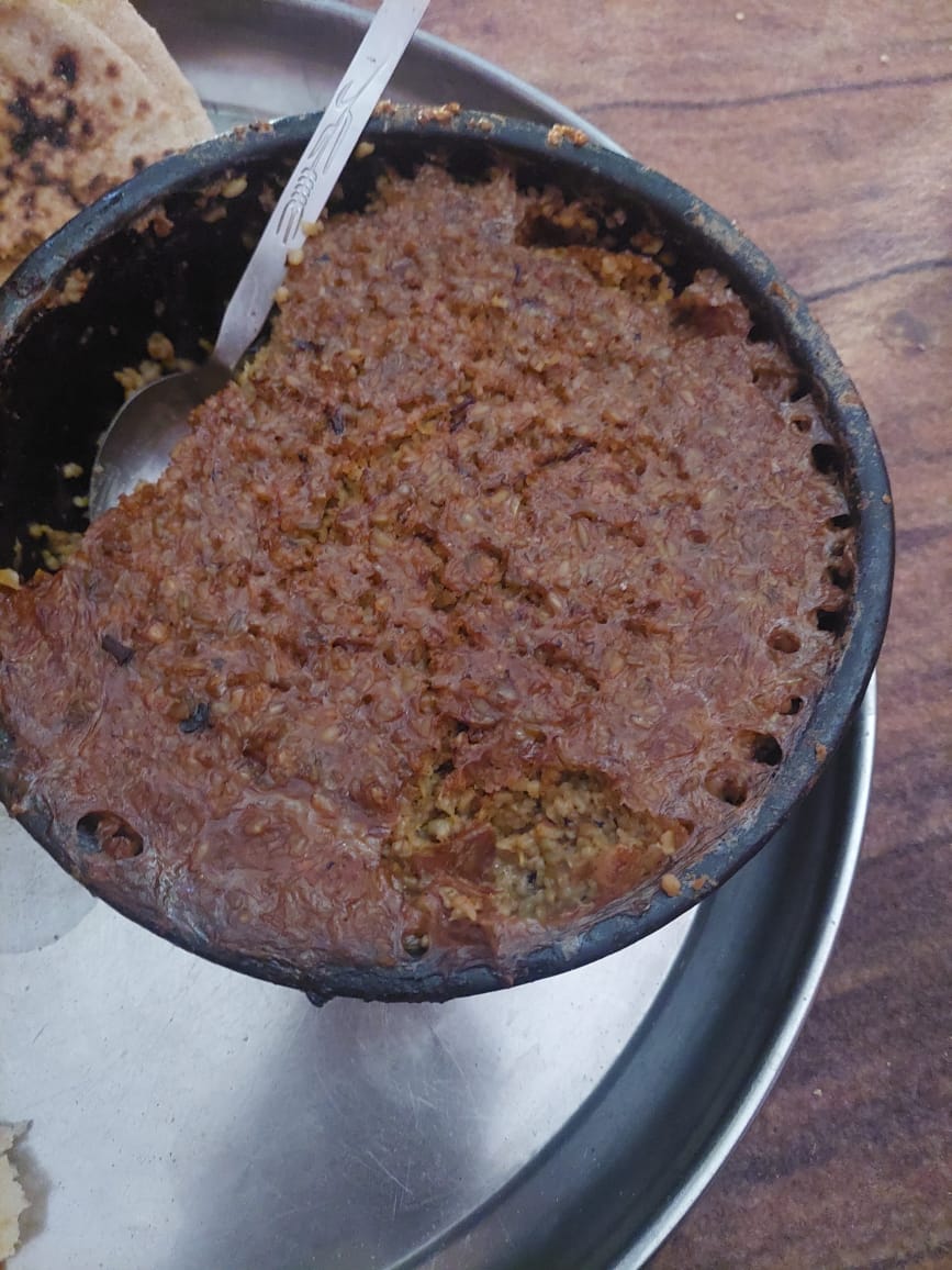 طاجن الفريك بعد خروجه من الفرن.. تصوير: جاسمين مهني