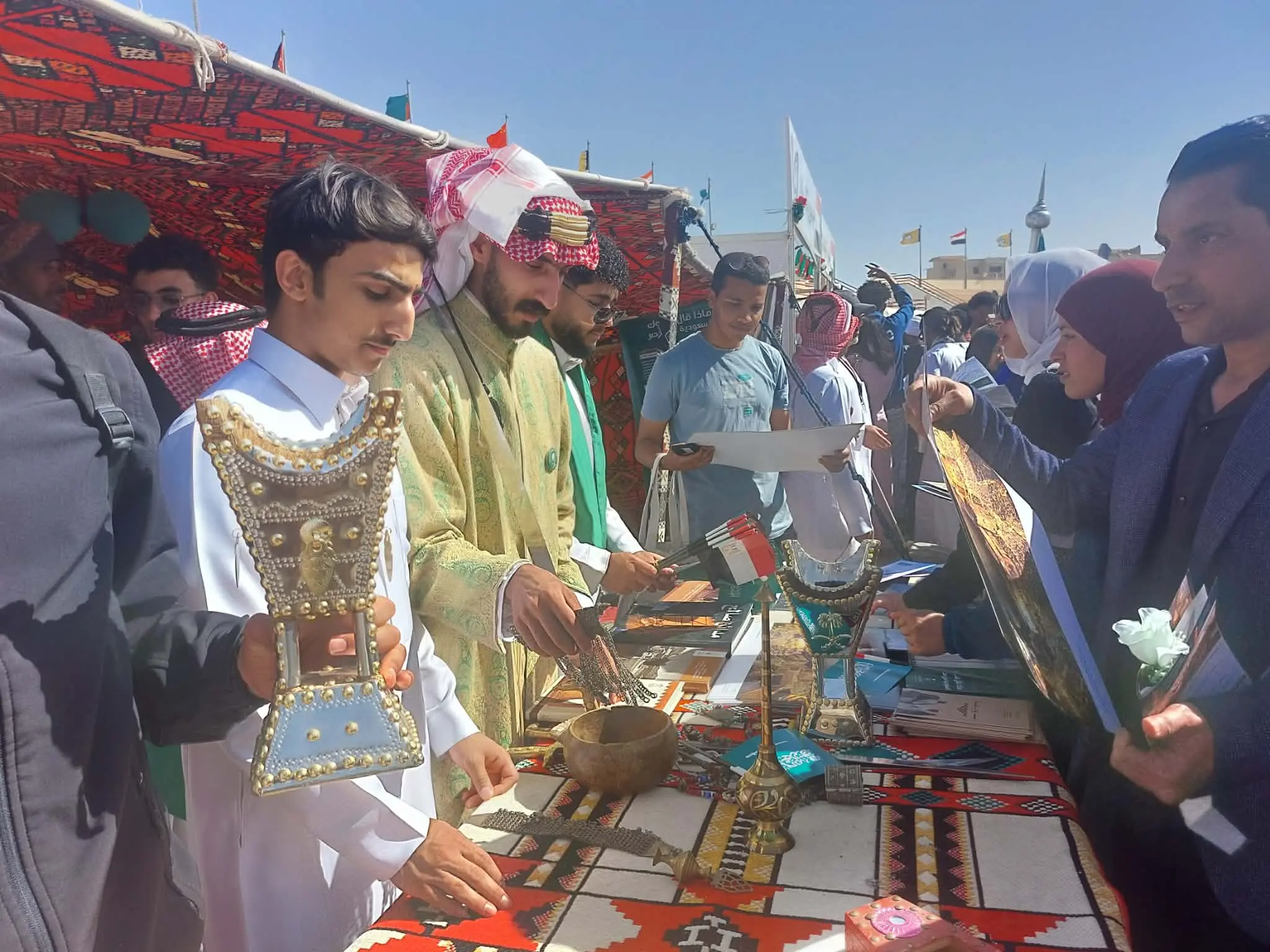 معرض ثقافات الشعوب بجامعة المنيا.. تصوير: أسماء منتصر