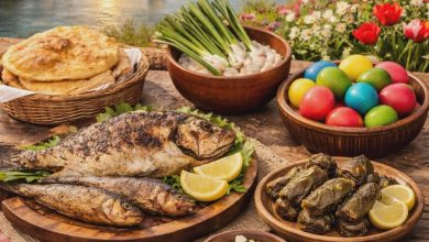 فطيرة السعادة ودق البصل: طقوس «صعيدية» في شم النسيم؟.. صورة مولدة بالذكاء الاصطناعي