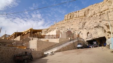 كنيسة العذراء مريم بدير الجنادلة.. تصوير: أحمد مصطفى