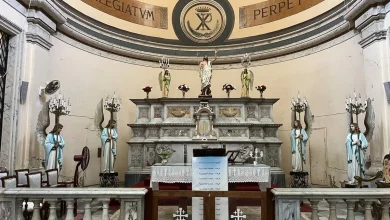 كنيسة سانت أوجيني في بورسعيد.. تصوير: أسامة كمال