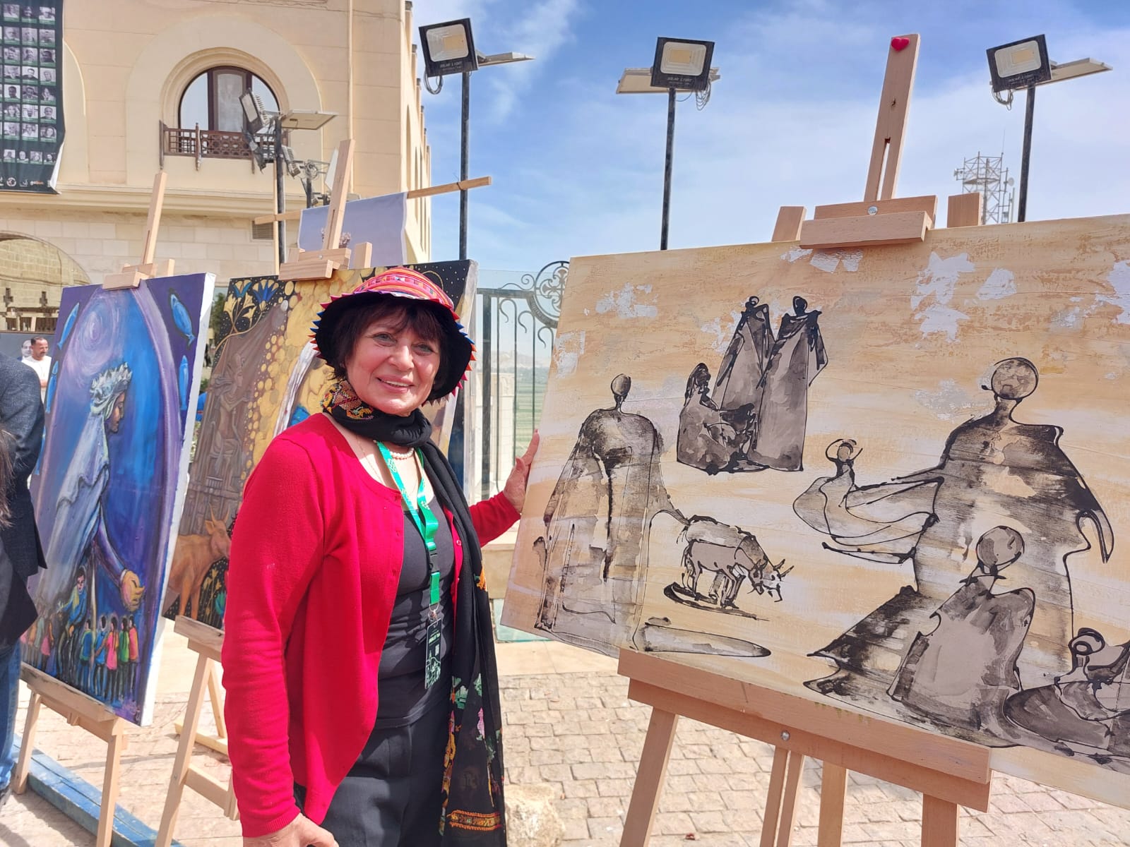 الفنانة وفاء النشاشيبي ـ تصوير أسماء منتصر