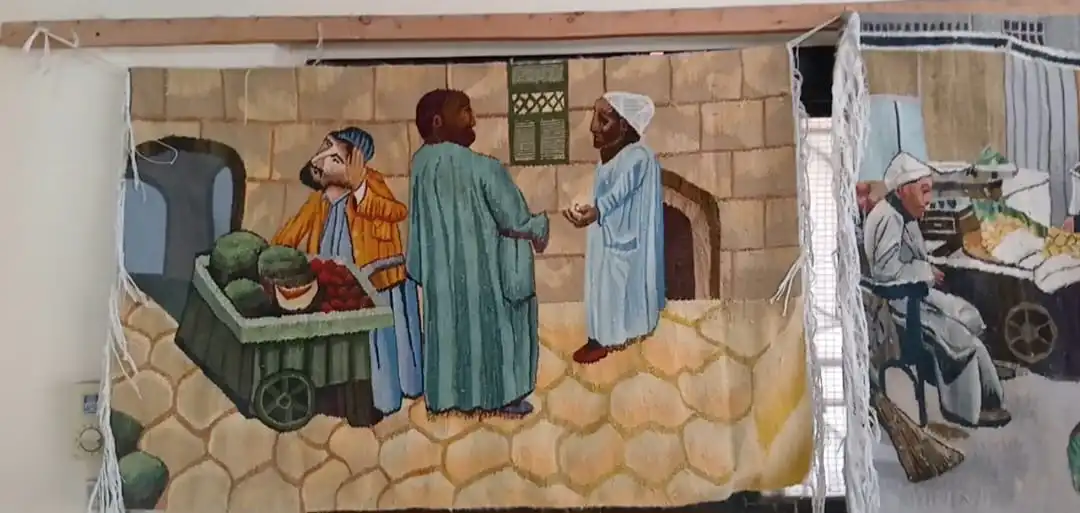 سجاد وجوبلان فوة.. تصوير: محمود دوير