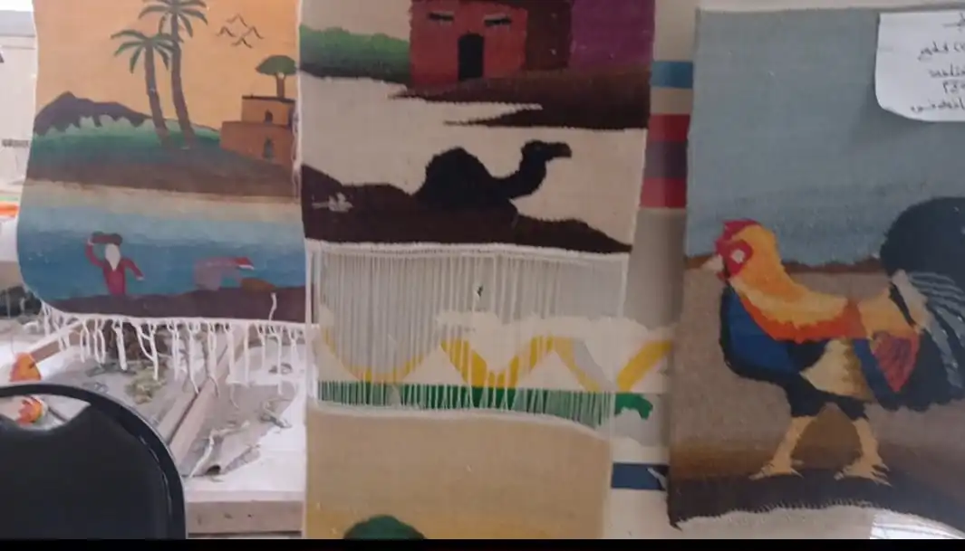 سجاد وجوبلان فوة.. تصوير: محمود دوير