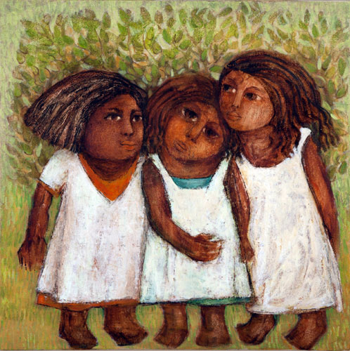 لوحة للفنانة الراحل دكتورة زينب السجيني إذن النشر من دكتور محمد كمال (3)