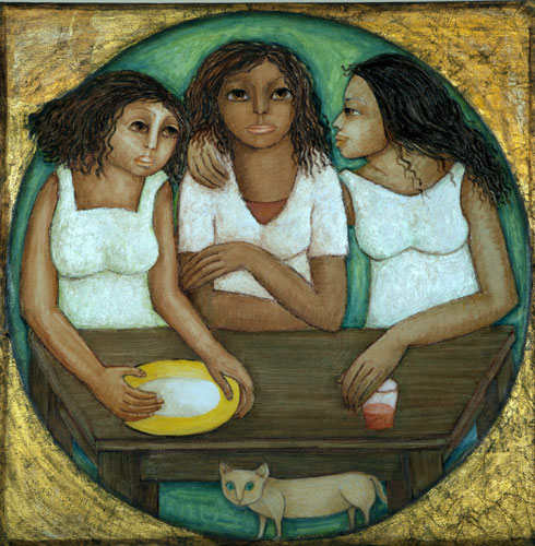 لوحة للفنانة الراحل دكتورة زينب السجيني إذن النشر من دكتور محمد كمال (3)