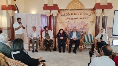 جانب من نقاشات صالون هليوبوليس.. تصوير: هبة معوض