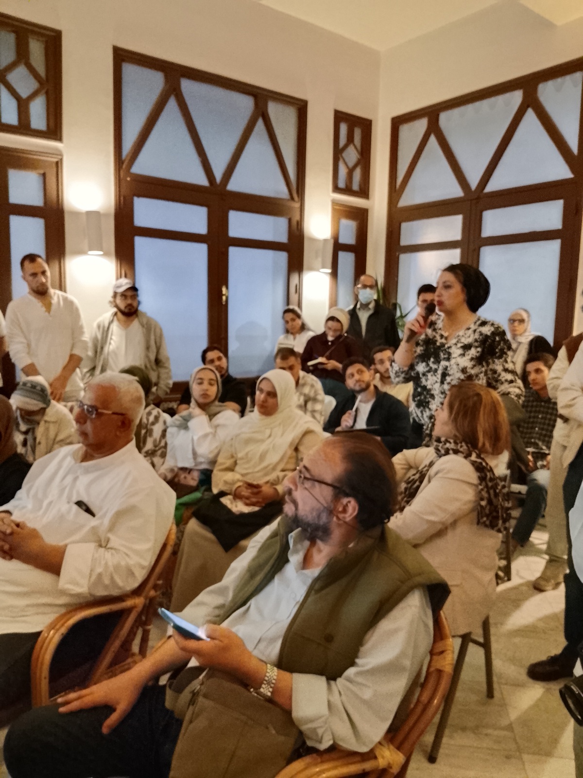 جانب من النقاشات.. تصوير: هبة معوض