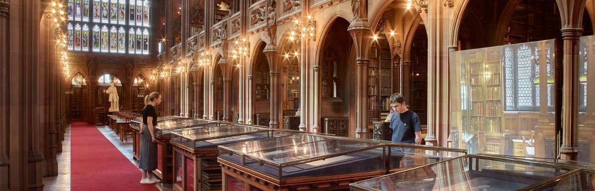 مكتبة John Rylands Research Institute and Library .. المصدر موقع المكتبة