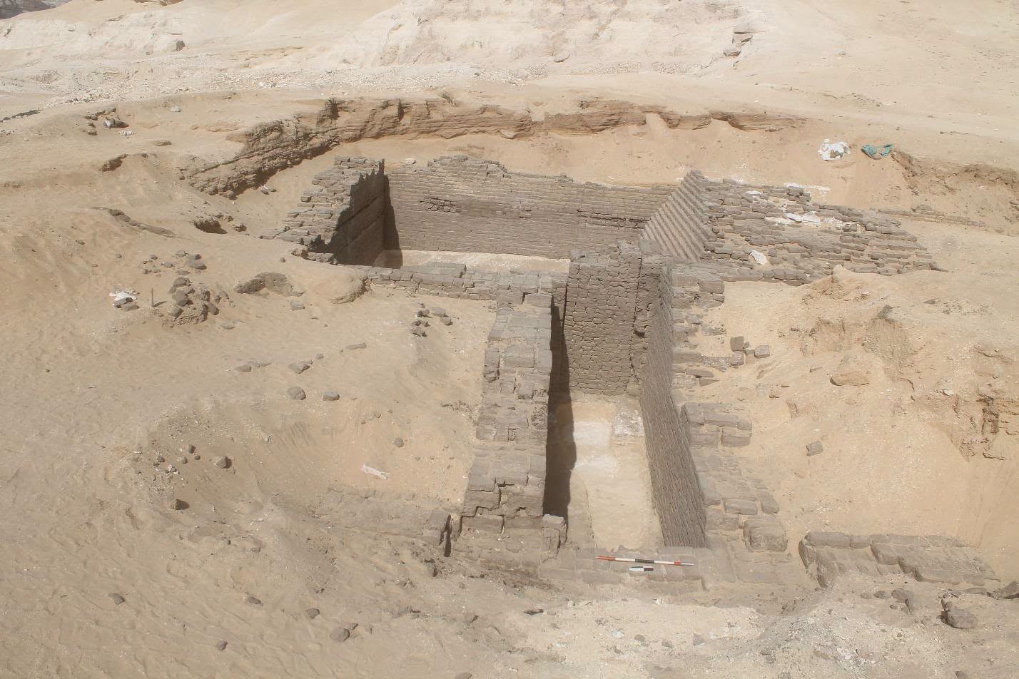 كشف أثري في جبل الطير بالمنيا.. الصورة من موقع وزارة السياحة والآثار