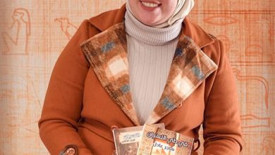الكاتبة هاجر عادل، مؤسس مبادرة «نبض الحضارة»، ومؤلفة كتاب «في طي النسيان.. الحرف التراثية في مصر».. الصورة من الكاتبة