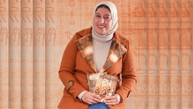 الكاتبة هاجر عادل، مؤسس مبادرة «نبض الحضارة»، ومؤلفة كتاب «في طي النسيان.. الحرف التراثية في مصر».. الصورة من الكاتبة