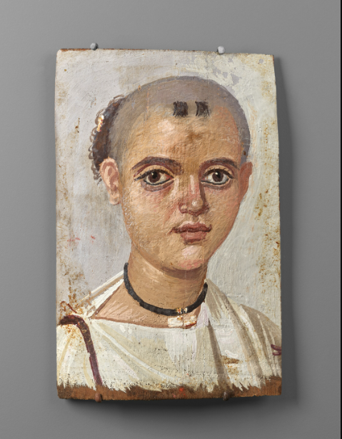 بورتريه من لوحا تالفيوم لشاب يرتدي تميمة مصدر الصورة The J Paul Getty Museum, Villa Collection, 78 AP 262 Digital image courtesy of Getty’s Open Content Program بورتريه من لوحات الفيوم لشاب يرتدي تميمة.. مصدر الصورة The J Paul Getty Museum, Villa Collection, 78 AP 262 Digital image courtesy of Getty’s Open Content Program