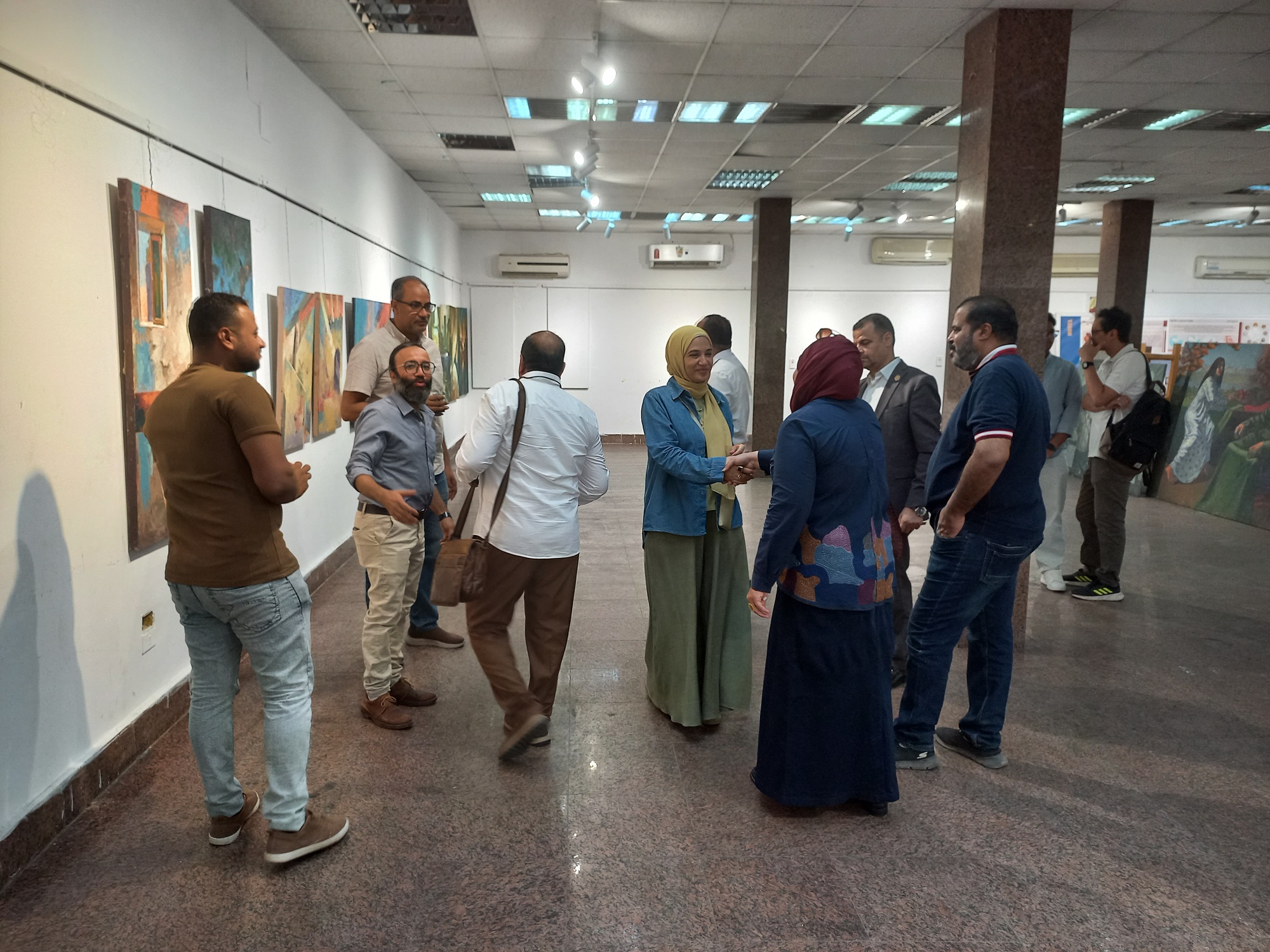 من معارض كلية الفنون الجميلة.. تصوير: أسماء الشرقاوي